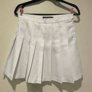American Apparel white tennis skirt